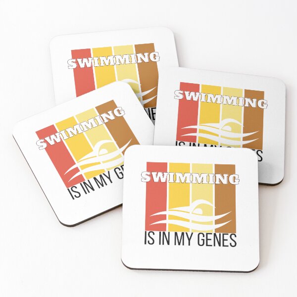 Item preview, Funny Swimmer Quote: Swimming Is In My Genes designed and sold by AmeliaStore1.