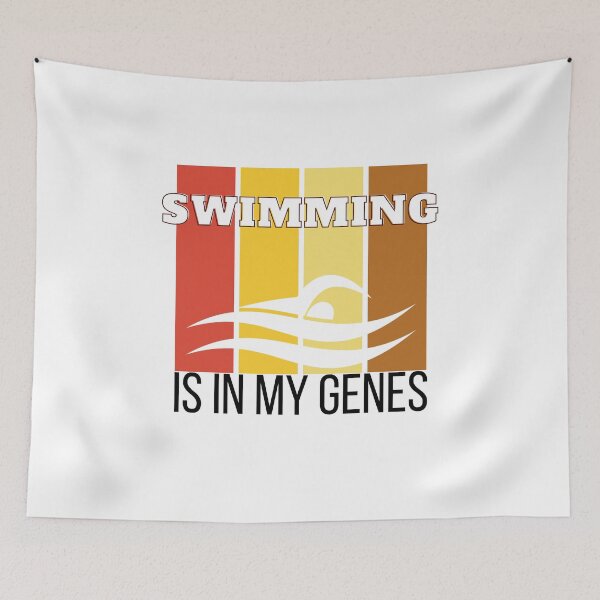 Item preview, Funny Swimmer Quote: Swimming Is In My Genes designed and sold by AmeliaStore1.