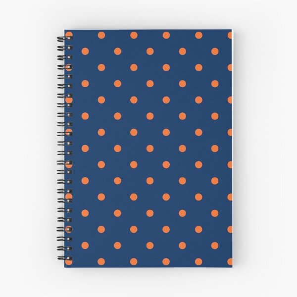 Item preview, Polka Dots: Orange & Navy Blue designed and sold by Jared Davies.