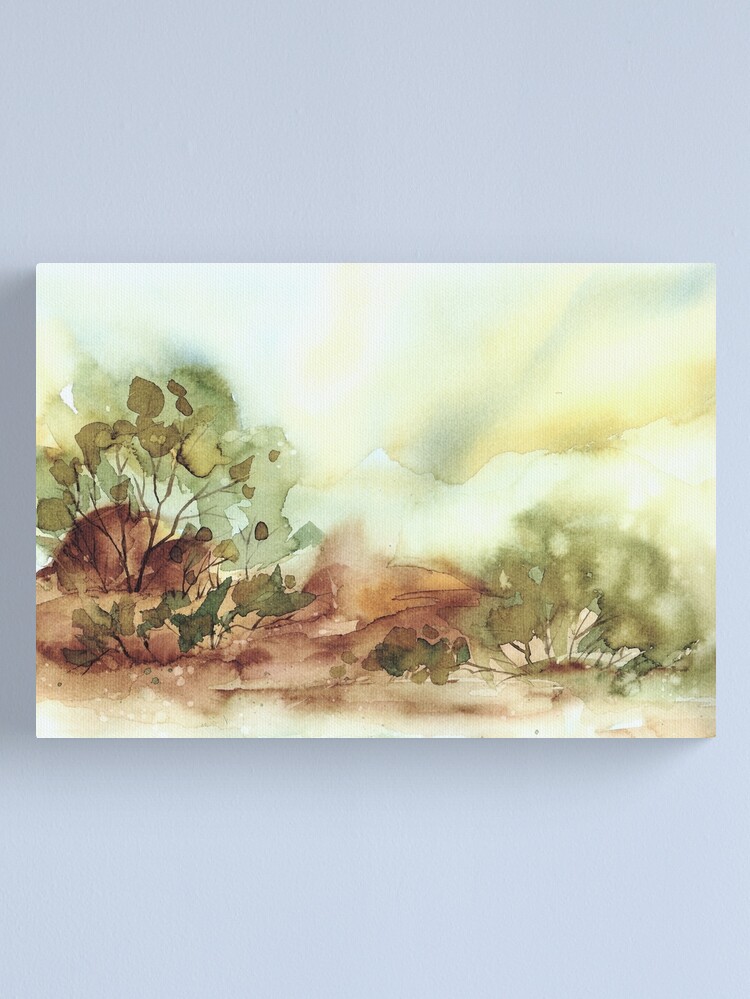 Alternate view of Abstract Shrubs Canvas Print