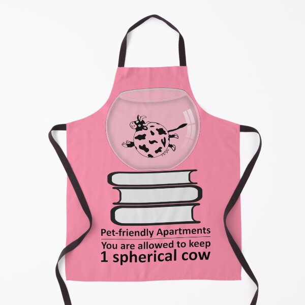 Item preview, Spherical Cow Physics joke designed and sold by i-cottagedesign.