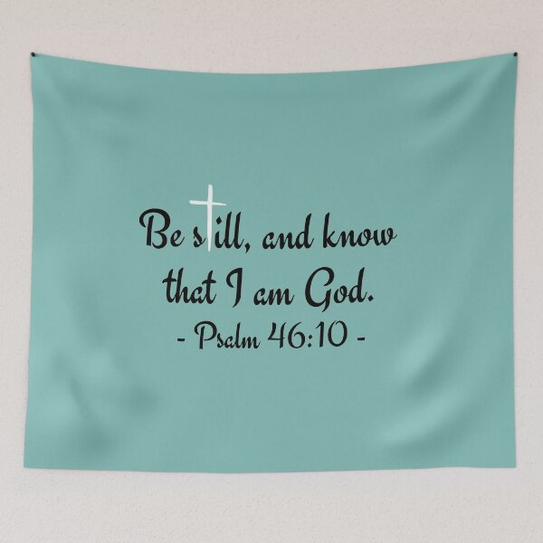 Item preview, Bible Verse Psalm 46:10 designed and sold by Nancyanna.