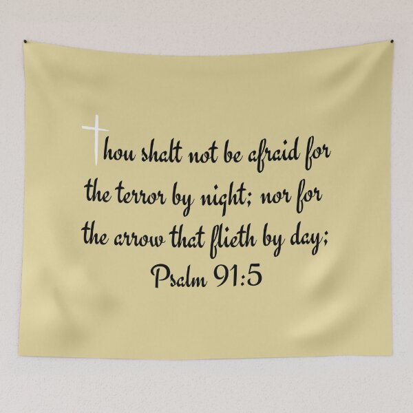 Item preview, Bible Verse Psalm 91:5 designed and sold by Nancyanna.