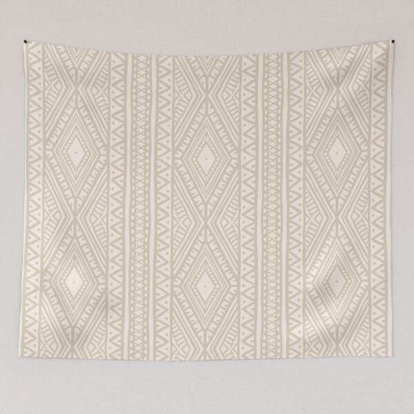 Item preview, Soft neutral cultural pattern  designed and sold by Seoul26.