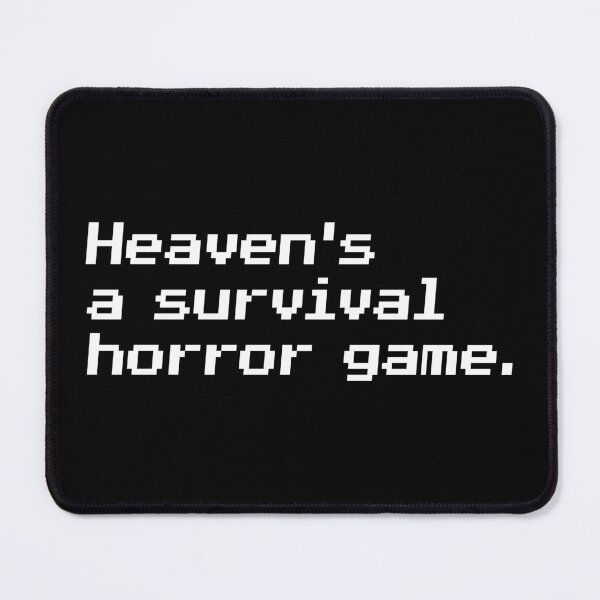 Item preview, Heaven's a survival horror game. designed and sold by redacteddesign.