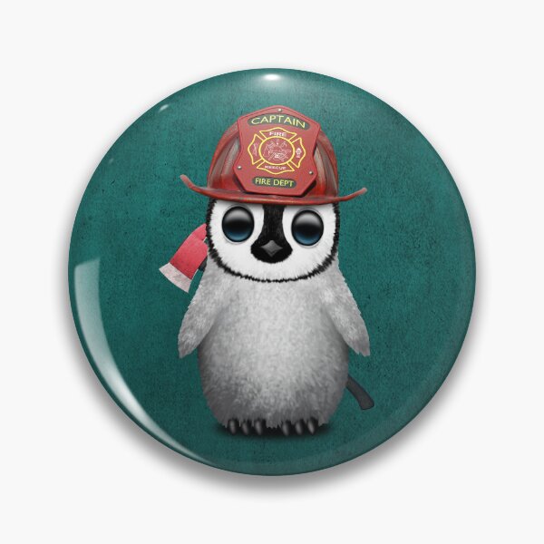 Item preview, Cute Baby Penguin Firefighter designed and sold by JeffBartels.