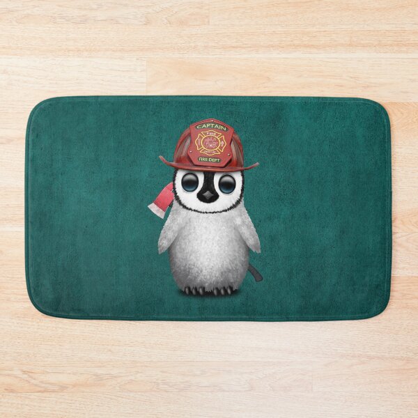 Item preview, Cute Baby Penguin Firefighter designed and sold by JeffBartels.