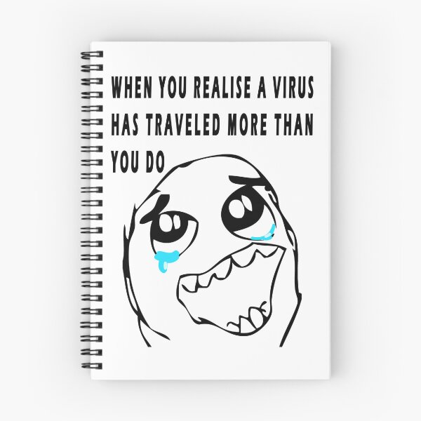 Item preview, when you realise a virus has traveled more than you do designed and sold by GOLDFAMILYSHOP.