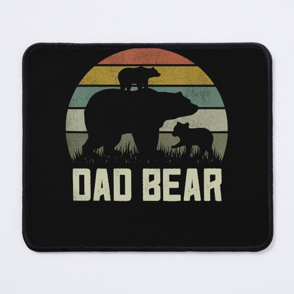 Item preview, Funny Fathers Day Daddy Shirts, Father Two Cub Kids Dad Bear designed and sold by TaraxDoolittle.