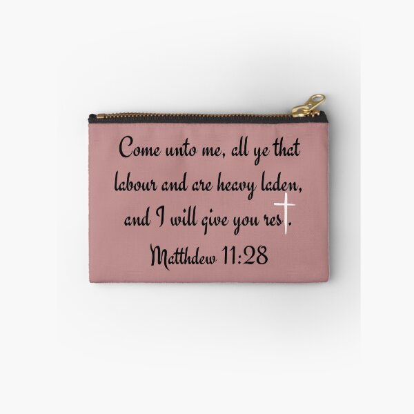 Item preview, Bible Verse Matthew 11:28 designed and sold by Nancyanna.