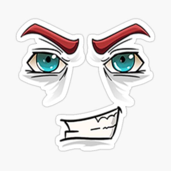 knights of redcliff face Sticker for Sale by RileyWilliam08