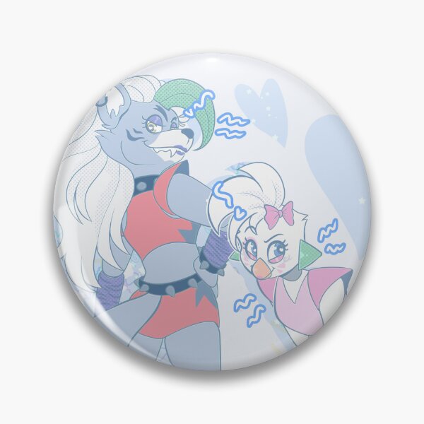 Item preview, Roxanne Wolf and Glamrock Chica ! designed and sold by qngelcore.