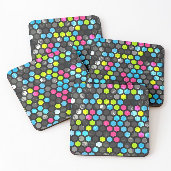 Item preview, Colorful Hexagons designed and sold by Vector Scout Lab.