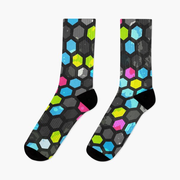 Item preview, Colorful Hexagons designed and sold by Vector Scout Lab.