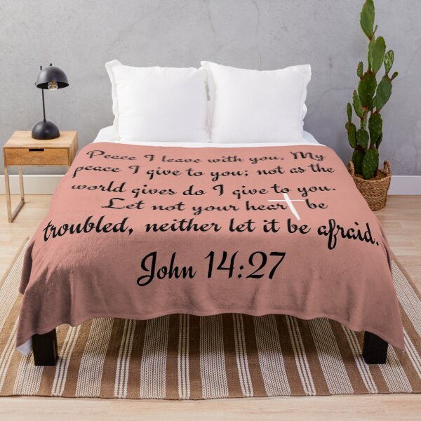 Item preview, Bible Verse John 14:27 designed and sold by Nancyanna.