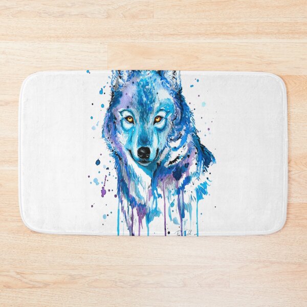 Item preview, Colored wolf in cold colors designed and sold by MED-AFDS.