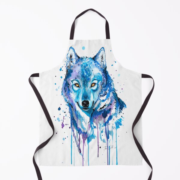 Item preview, Colored wolf in cold colors designed and sold by MED-AFDS.