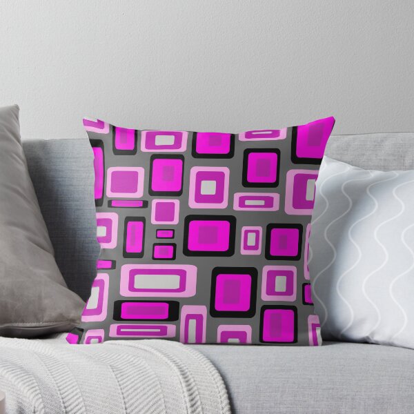 Item preview, pink black & grey cubes designed and sold by Maureen Zaharie.