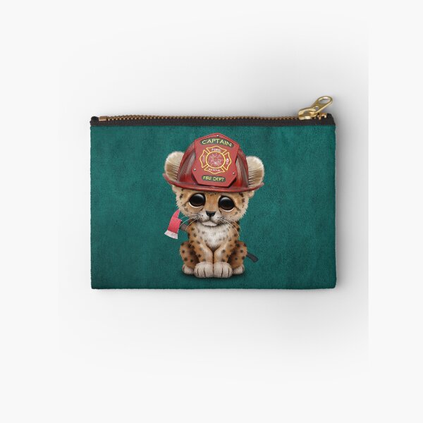 Item preview, Cute Leopard Cub Firefighter designed and sold by JeffBartels.