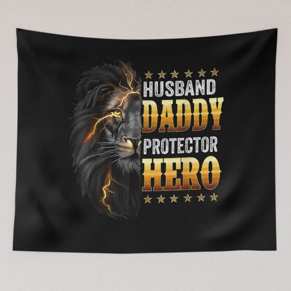 Item preview, Husband Daddy Protector Hero For Dad Fathers Day Bday designed and sold by TaraxDoolittle.