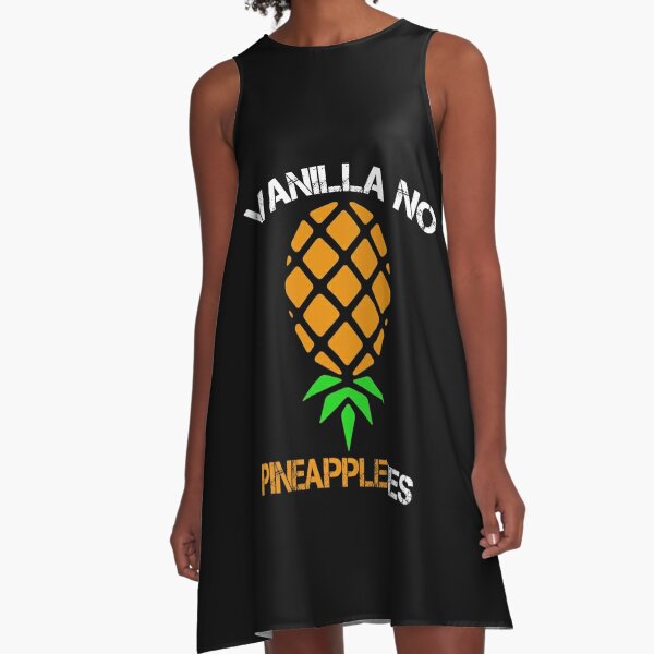 Upside Down Pineapple: Just Ask A-Line Dress for Sale by beefrancky