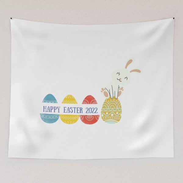 Aperçu de l'œuvre Copie de happy easter 2022 créée et vendue par madraso.