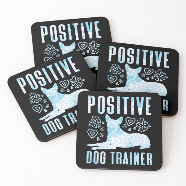 Item preview, Positive Dog Trainer | Blue Floral Hearts Dog Training Design designed and sold by arlutai.
