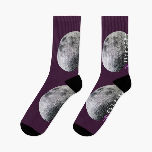 Item preview, Be True to Yourself Motivational Quote | Rumi Moon Quote | Do Not Hide from Yourself | Purple Version designed and sold by CtrlZDigitalD.