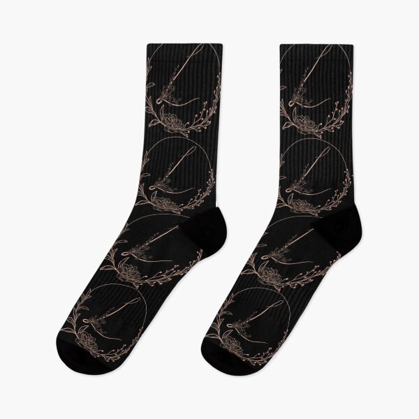 Item preview, Rose Gold Floral Monogram L designed and sold by ModernStyleBoho.