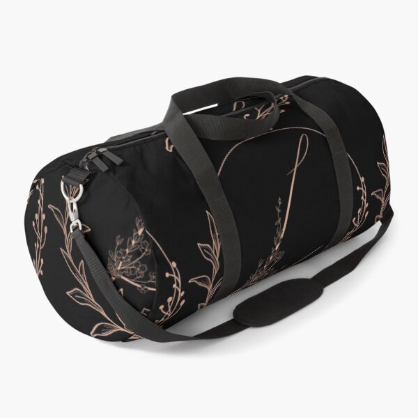 Item preview, Rose Gold Floral Monogram L designed and sold by ModernStyleBoho.