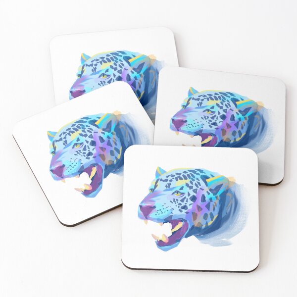 Item preview, Colored tiger in cold colors designed and sold by MED-AFDS.