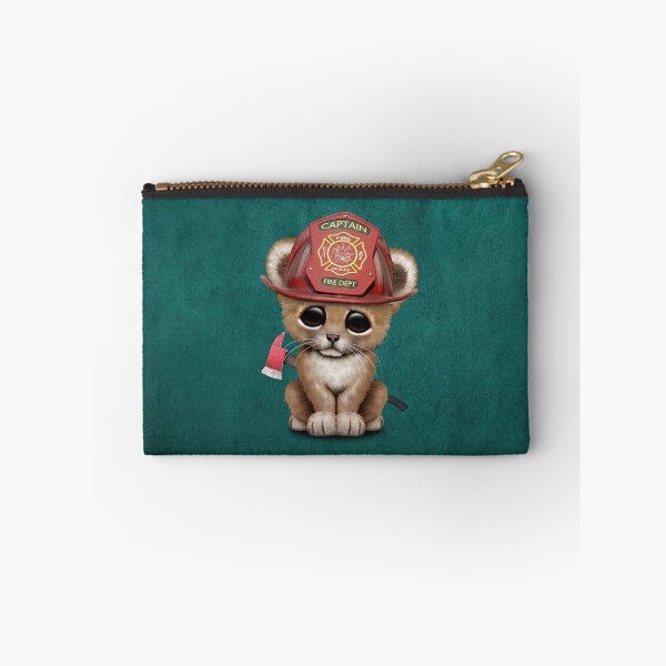 Item preview, Cute Lion Cub Firefighter designed and sold by JeffBartels.
