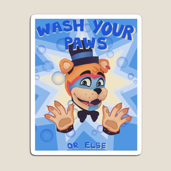 Item preview, Glamrock Freddy "Wash Your Paws!" designed and sold by Cursed-Crow.