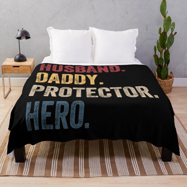 Item preview, Husband Daddy Protector Hero Fathers Day Funny Vintage designed and sold by alanxgoldberger.