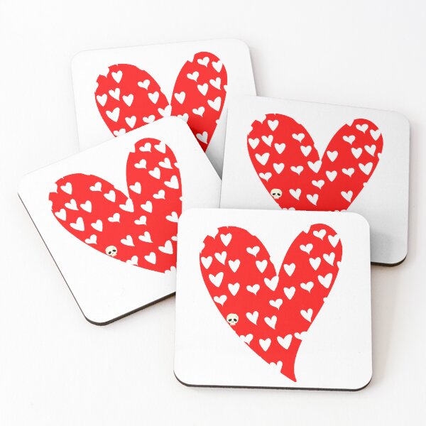 Item preview, White simple hearts designed and sold by riku05830.