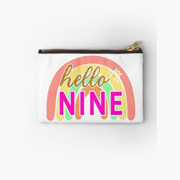 Item preview, Gold Hello Nine   9th Birthday designed and sold by Magik-Art.