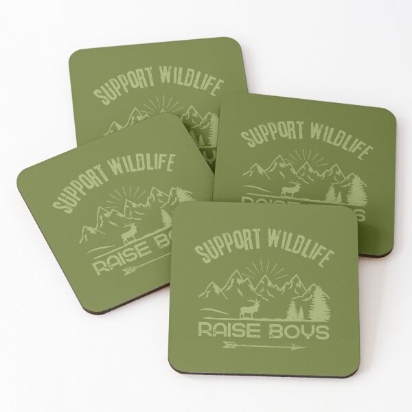 Item preview, Support Wildlife, Raise Boys designed and sold by Blended Designs ⭐⭐⭐⭐⭐.