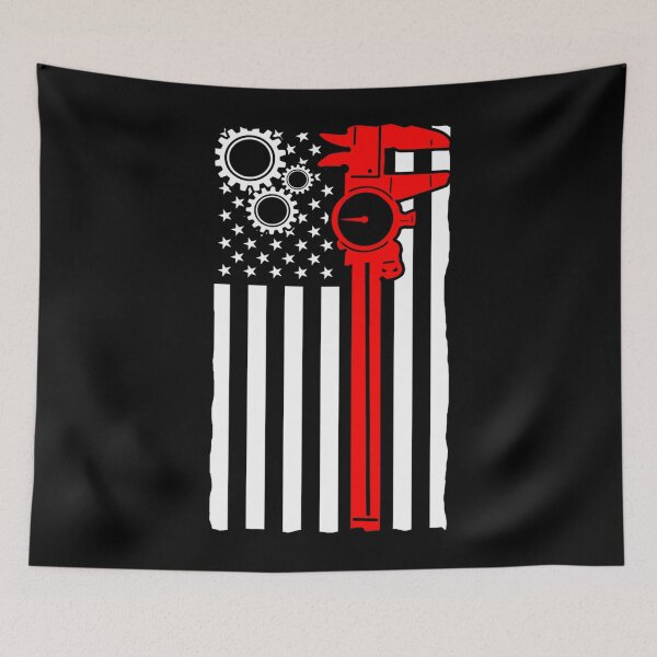 Item preview, Machinist Flag Tools CNC Machine Operator  designed and sold by alanxgoldberger.