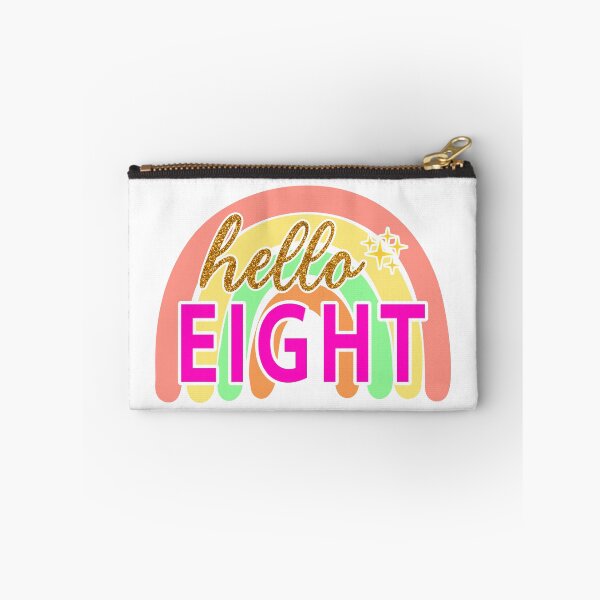 Item preview, Gold Hello Eight   8th Birthday designed and sold by Magik-Art.