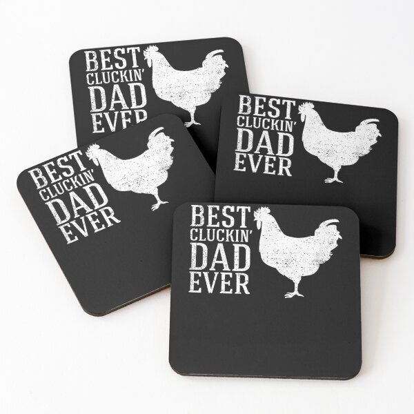 Item preview, Mens Best Cluckin Dad Ever Father's Day chicken farm designed and sold by alanxgoldberger.
