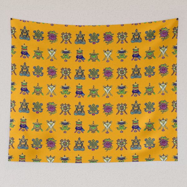 Item preview, EIGHT AUSPICIOUS SYMBOLS  designed and sold by DharmaStudios.