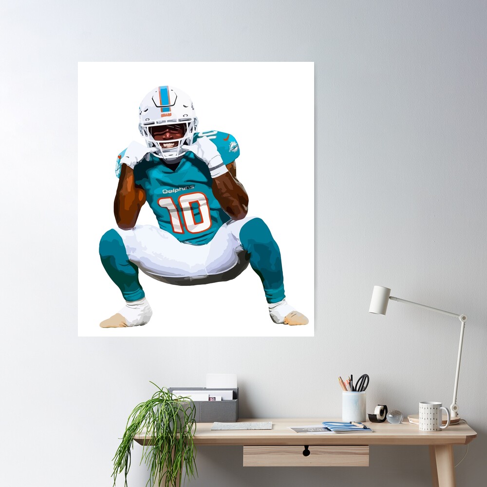 Tyreek Hill Dolphins Greeting Card for Sale by Jake Greiner