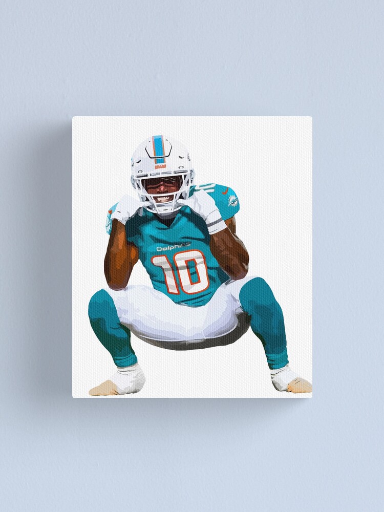 Tyreek Hill Miami Dolphins 27 x 39 Framed Art Jersey Print