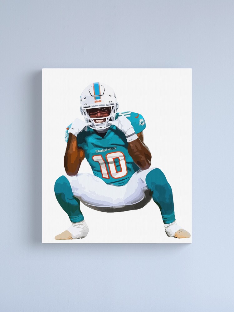 Tyreek Hill Miami Dolphins 27 x 39 Framed Art Jersey Print