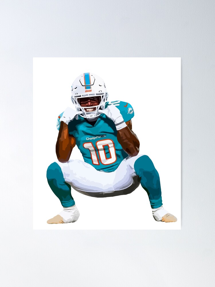 Tyreek Hill Dolphins' Poster for Sale by Jake Greiner