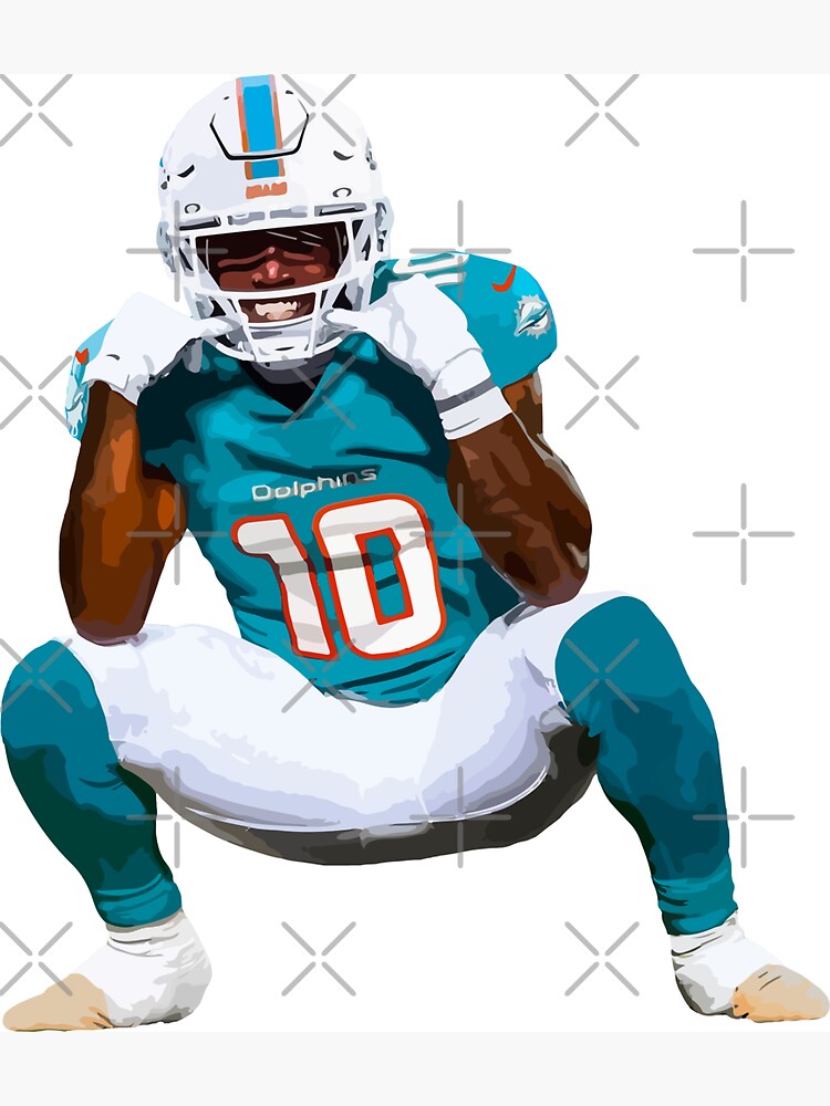 Tyreek Hill Dolphins Sticker for Sale by Jake Greiner