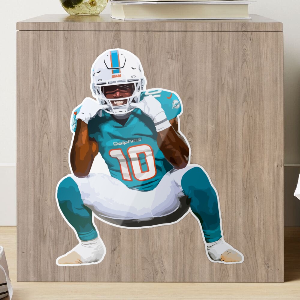 Tyreek Hill Dolphins Sticker for Sale by Jake Greiner