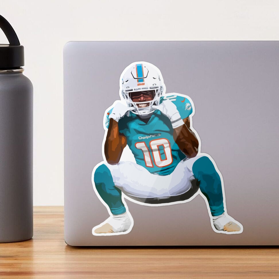 Tyreek Hill Miami Dolphins Fan Art Sticker for Sale by ryans664