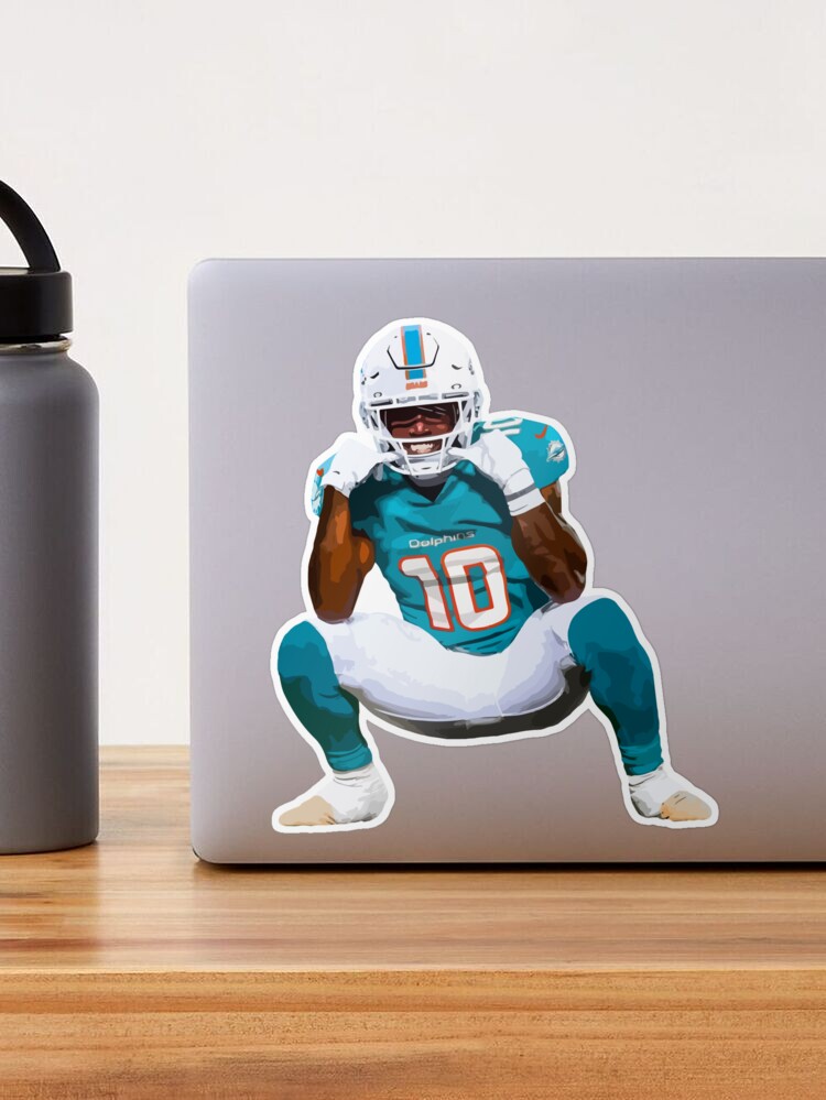 Tyreek Hill Dolphins Sticker for Sale by Jake Greiner