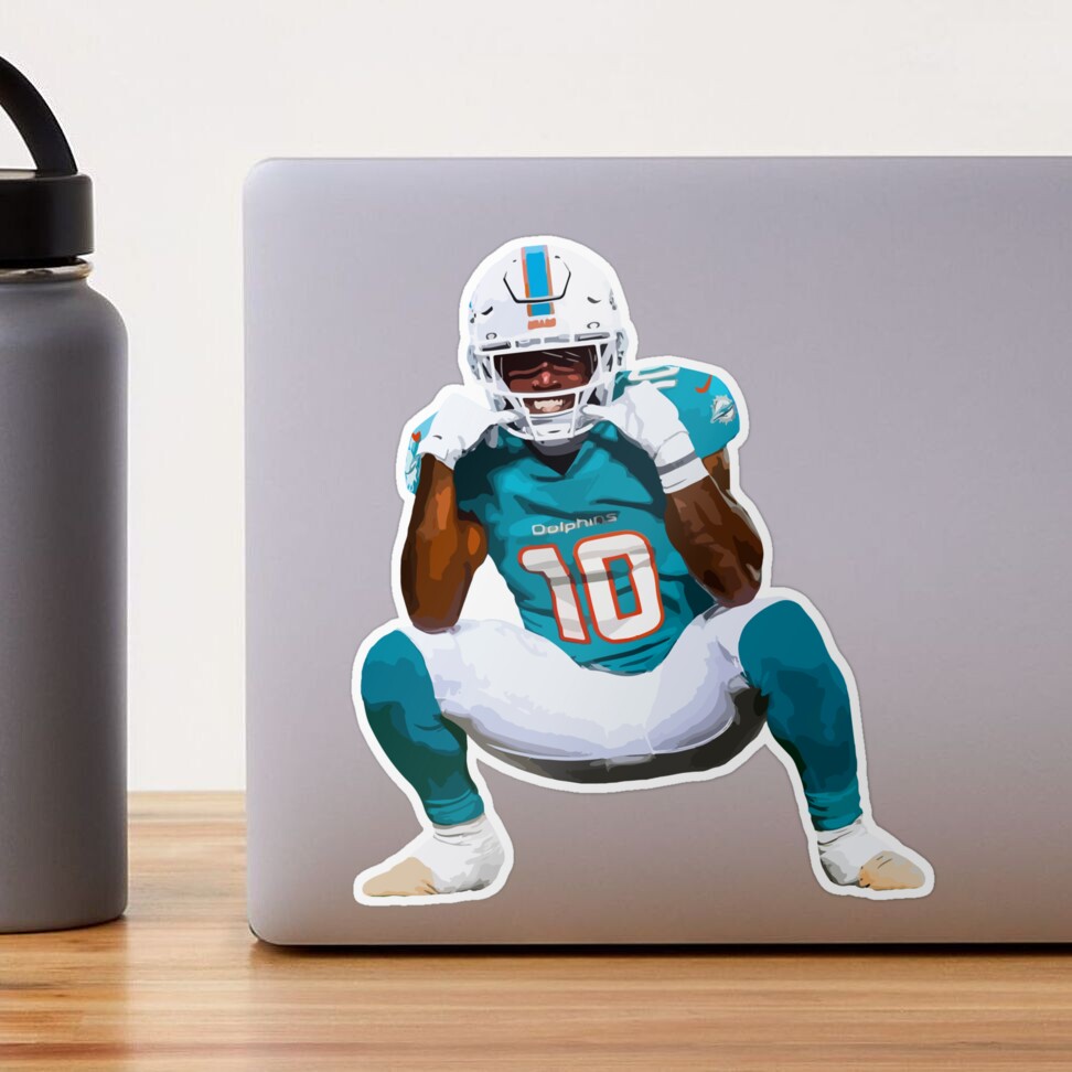 Tyreek Hill #10 – Miami Dolphins – NFL Football – Sports Decal